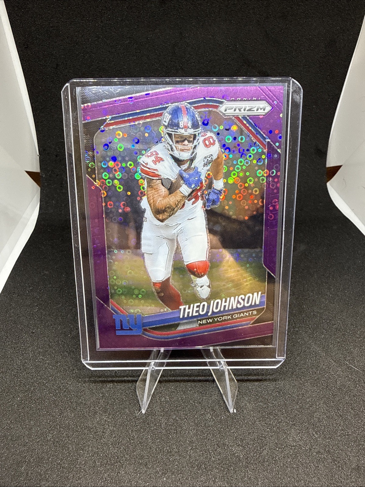 2025 Panini Prizm - Brad Johnson #213 Purple No Huddle Prizm /75