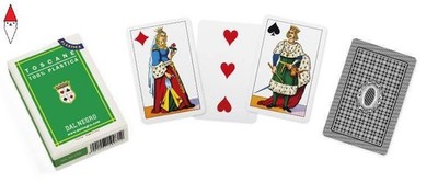 SPIELKARTEN THEODOMIRO DAL NERO TOSKANA GRÜN KUNSTSTOFF