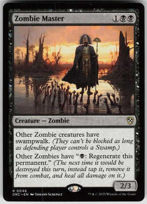 #ad #ad Zombie Master Commander: Aetherdrift 0046 Rare NM MTG $1.49