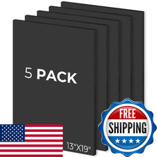 Mat Board Center Pack of 5 13x19 Foam Boards Acid Free Black Foam Core Boards fo