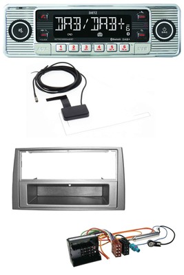 Dietz Bluetooth USB MP3 DAB Autoradio für Peugeot 308 07-09 dunkelsilber