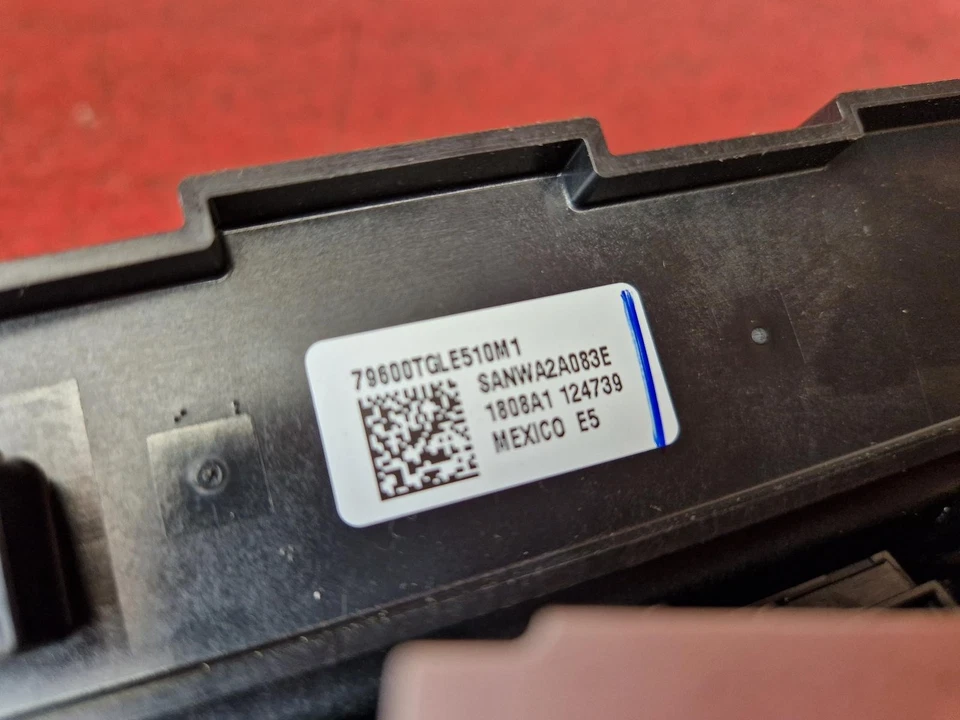 HONDA CIVIC HEATER CONTROL PANEL 2018 - Image 3 of 4