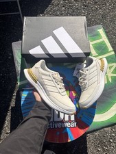 Adidas Womens S2G SL Leather 25 Spikeless Golf Shoes UK 8.5 Off WhiteGold JI4038
