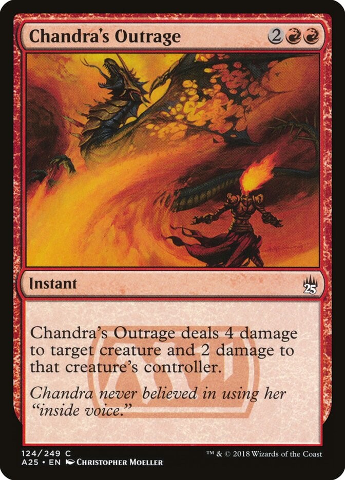 Chandra's Outrage (124) Masters 25 A25 MTG Magic