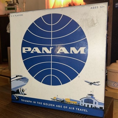 PAN AM Board Game Brand New Open Box 100% Complete Verified Never Been Played