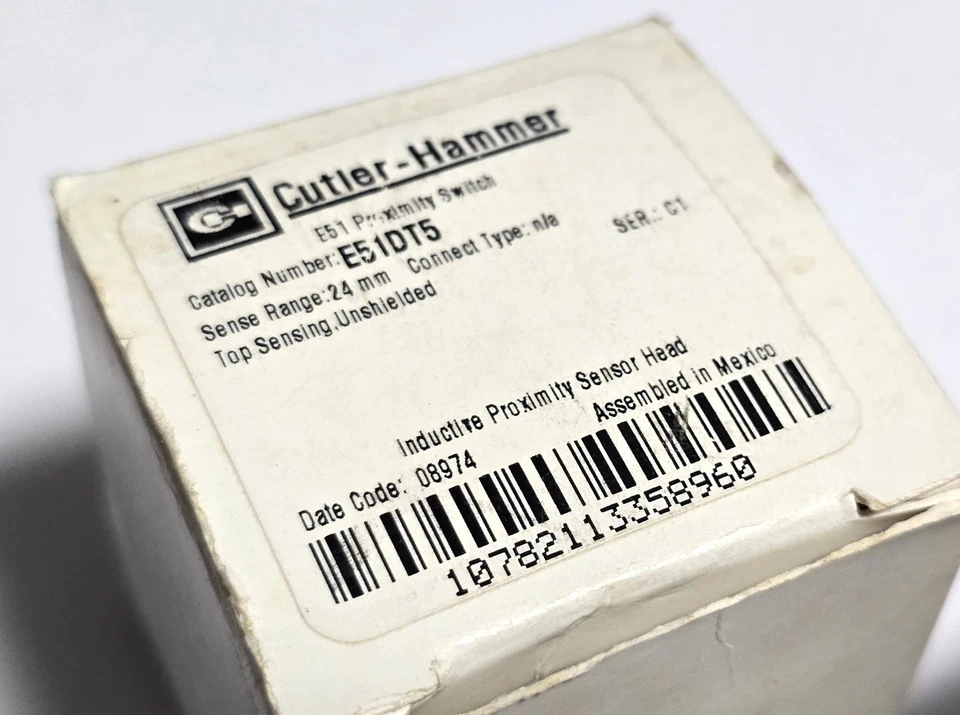 Cutler Hammer E51DT5 Inductive Proximity Head Sensor - New - Image 2 of 4