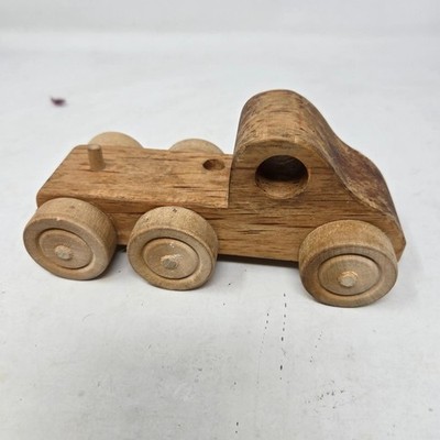 Vintage David Toys for Tuff Kids Wooden 6 Wheel Truck Phelps Wisconsin 132