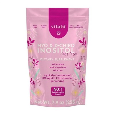 Vitatú | Myo-Inositol (4 g) und D-Chiro-Inositol (1 g), ideale Mischung 40:1