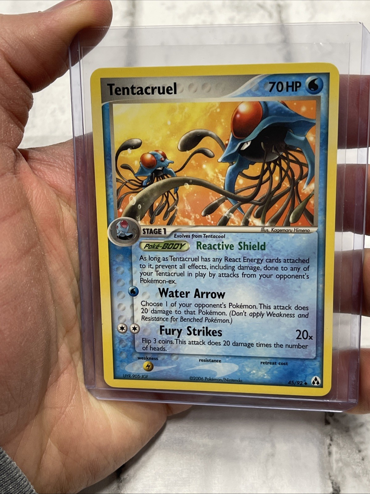 Tentacruel 45/92 Uncommon Legend Maker Pokemon Card NM/MT Vintage Pokémon TCG