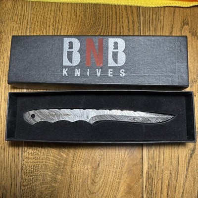 Damascus letter opener By BNB knives. Genuine Damascus Steel. New. 