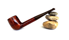 VINTAGE CLUBMAN LONDON MADE (17) BILLIARD ESTATE PIPE (BY ORLIK)