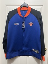 Nike City Edition NY Knicks Team Issue Warmup Pregame Hoodie Men's L FB6709-495
