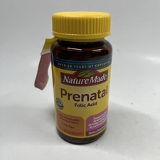 Nature Made Prenatal Folic Acid Multivitamin  50 Tablets Exp 05/2026