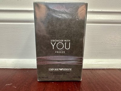 Stronger With You Freeze by Giorgio Armani 3.4oz/100ml EDT for Men New & Sealed