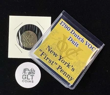 1790 New York Penny Duit ✦ VOC Dutch Colonial Coin ✦ America’s First Penny