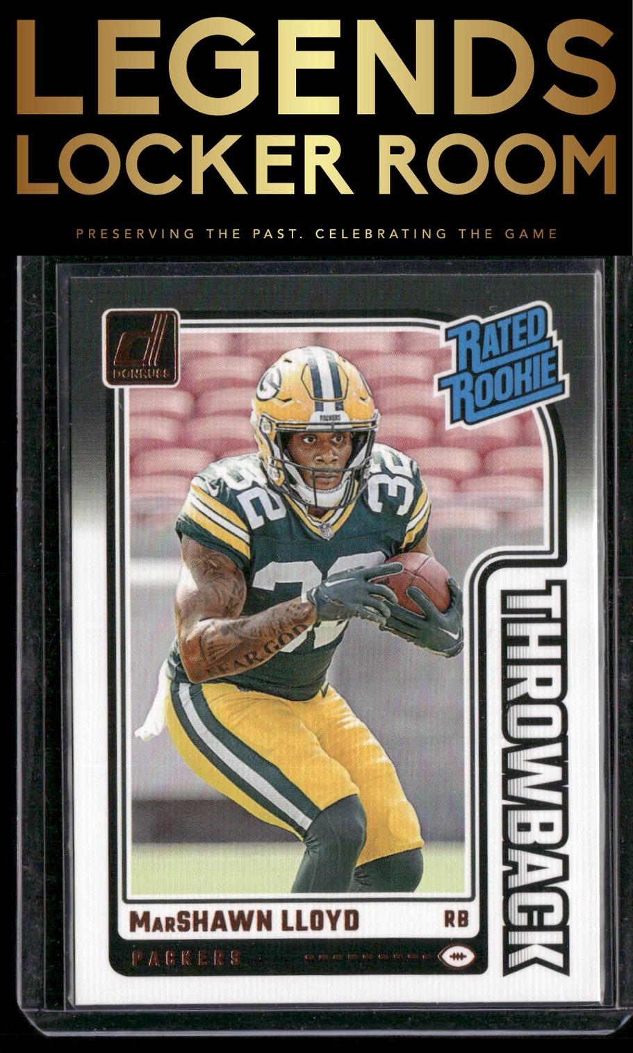2024 Donruss #31 MarShawn Lloyd Rated Rookies Throwback