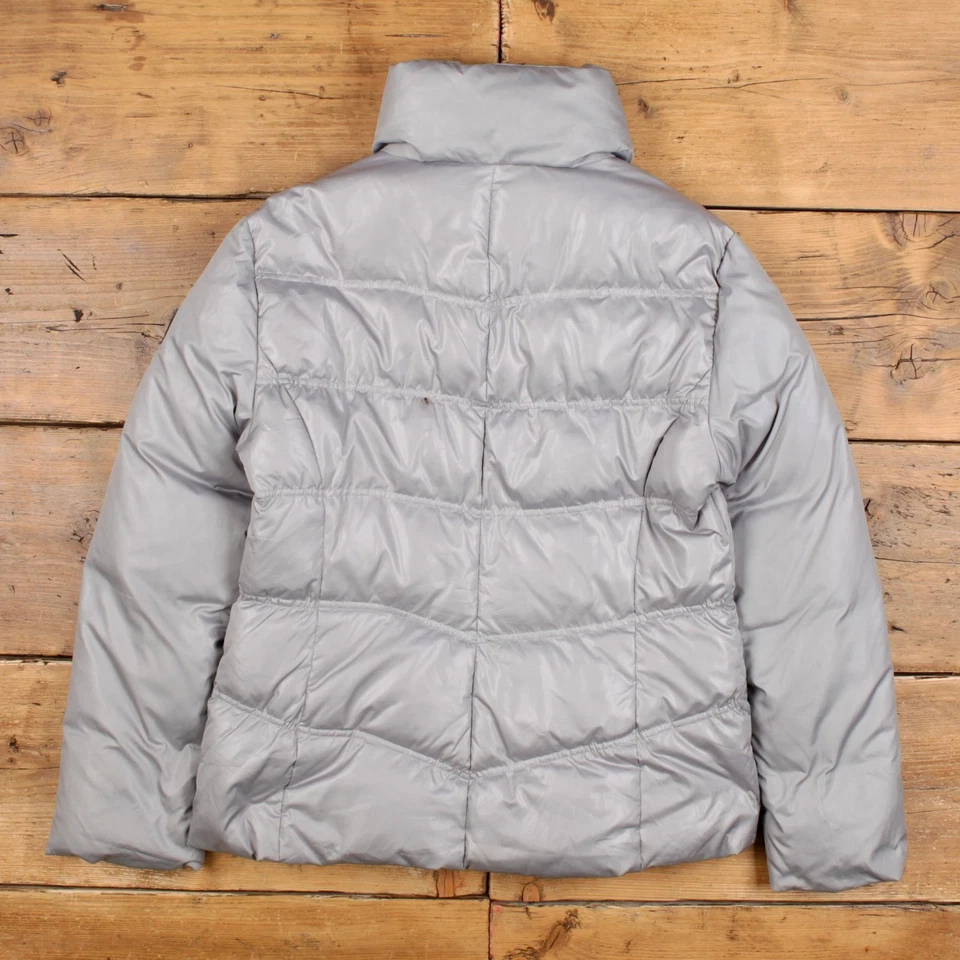 Chaqueta Guess Puffer L Mujer 00s Gris Aislante Invierno Relleno Cálido - Imagen 2 de 4