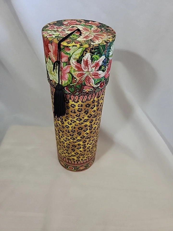 Wine Box Paper Covered Punch Studio John Grossman Collection Of Antique Images - Image 2 of 4