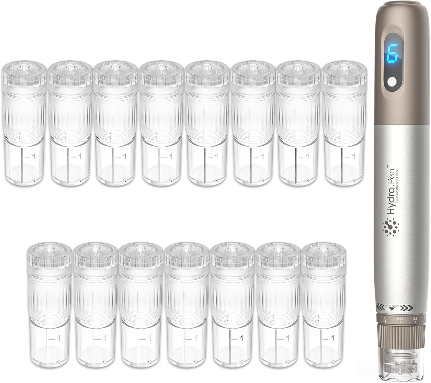 15 Cartucce Di Ricambio per Penna Microneedling a 12 Aghi per Hydra Pen H3 & H5 