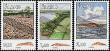 Åland 1994 (AFA 79-81, MI 79-81, SC 34/51) Geological Formations - MNH