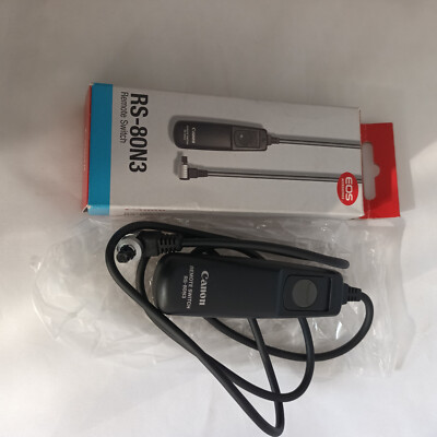 CANON EOS Remote Switch RS-80N3 for 1V, 1V-RS, EOS 3,  D, DS Series, 7D Mark II,