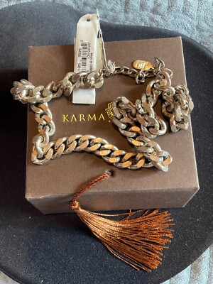 JLO just sweet Heavy 5oz Hip Hop CUBAN LINK Chain by Jennifer Lopez w/Karma Box