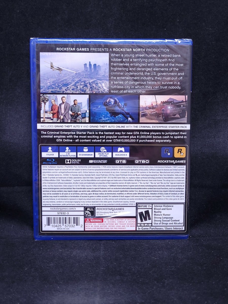 Grand Theft Auto V [GTA V] Premium Edition (PS4