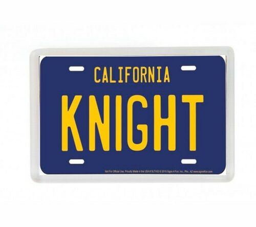 MATRICULA KITT KNIGH RIDER FRIDGE MAGNET IMAN NEVERA - Imagen 1 de 1