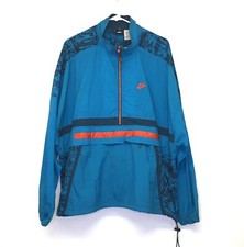 Vintage Nike Windbreaker Mens XL 1/2 Zip Pullover Jacket Anorak Retro