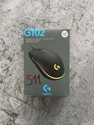 Logitech G102 LightSync Gaming Maus - Schwarz (910-005823)