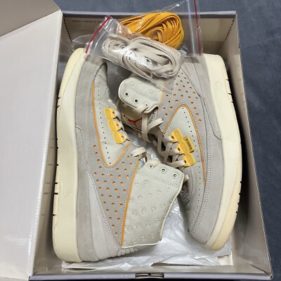 Jordan 2 Retro SP - 'Union Rattan' Size 10 Great Condition w/ OG Box Yellow Tan