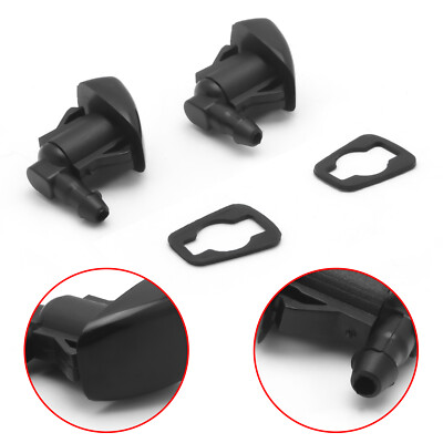 2pcs Car Windshield Washer Water Nozzles Spray For Toyota Corolla Sienna Camry