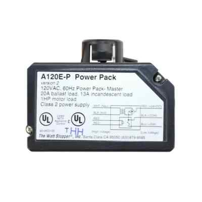 Wattstopper A-120-E-P 120VAC Power Pack Master 20A Ballast General Use Class 2