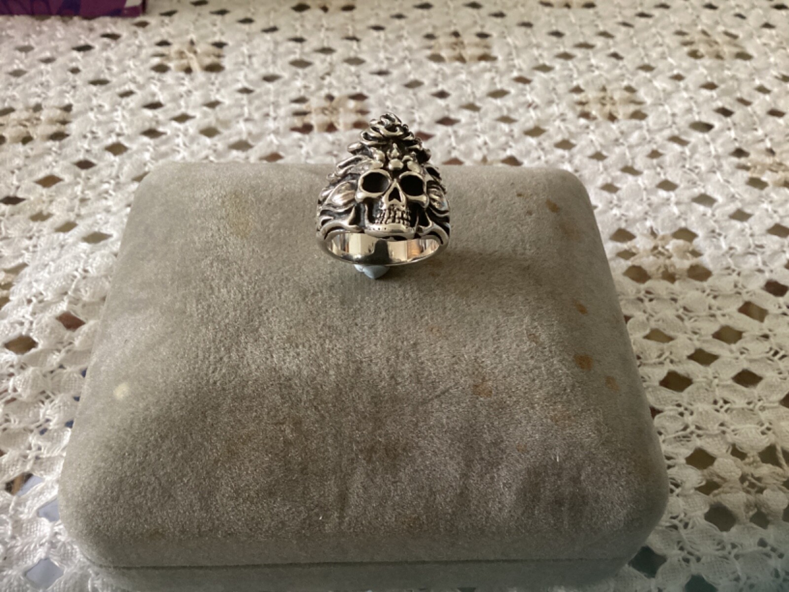 Wonderful Solid Sterling Heavyweight Detailed Sku… - image 2