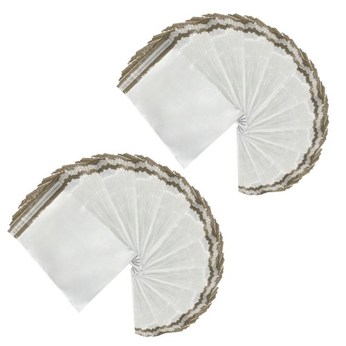 UOFFICE 1000 Poly Mailers Bags 12x15.5" - #4 Pouches Envelopes White Self-Sealin - Picture 4 of 11