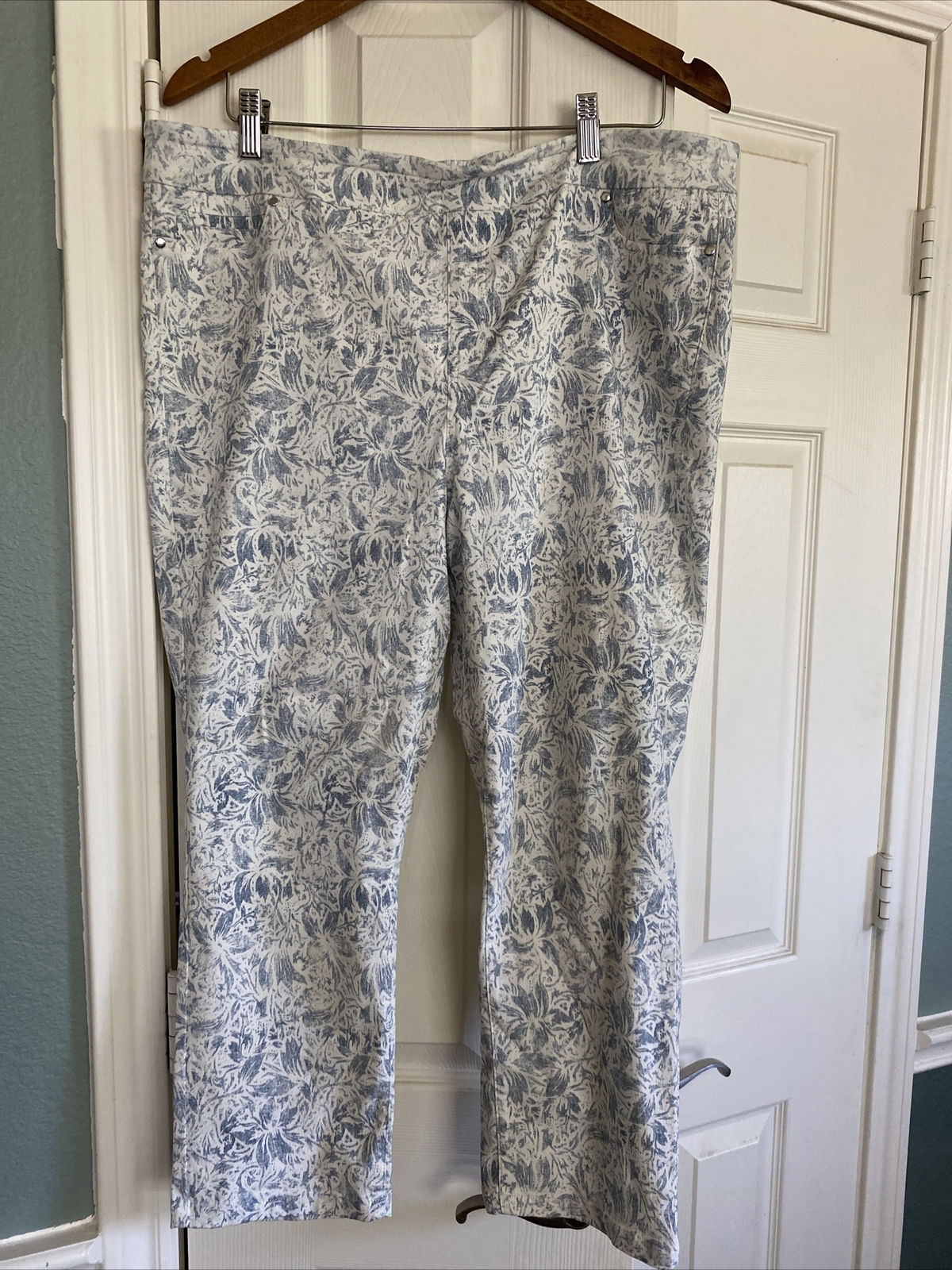 Mario Serrani Comfort Stretch Slim Fit Pants W/ Tummy Control 14/Dove - Foto 3