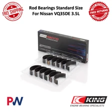 King Engine Bearings Connecting Rod Bearing Set Standard Fits Nissan VQ35DE 3.5L