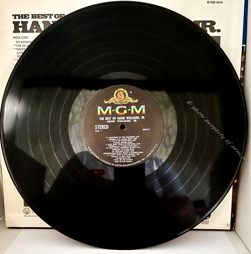The Best of Hank Williams Jr. (1967 MGM Vinyl LP SE-4513) Near Mint Condition - Picture 3 of 4