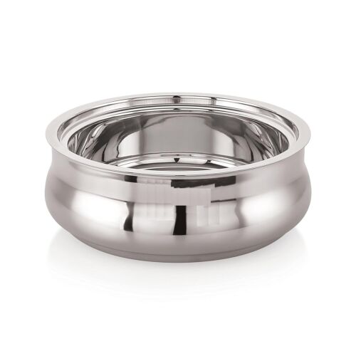 Stainless Steel Casserole for Roti with Glass Lid | 1250 ml Chapati Casserole - Picture 3 of 6