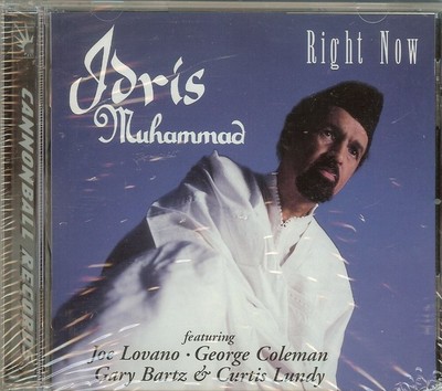IDRIS MUHAMMAD - RIGHT NOW - CD - NEW - SEALED - FREE SHIPPING