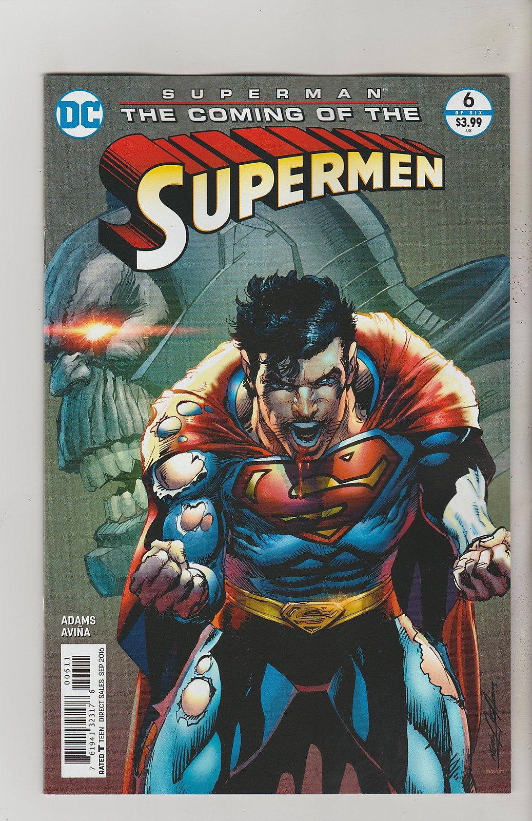 DC COMICS SUPERMAN COMING OF THE SUPERMEN #6 SEPTEMBER 2016 1ST PRINT NM