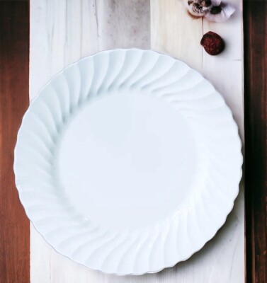 Vintage Johnson Brothers England REGENCY Ironstone White 7/8” Dinner  Plate