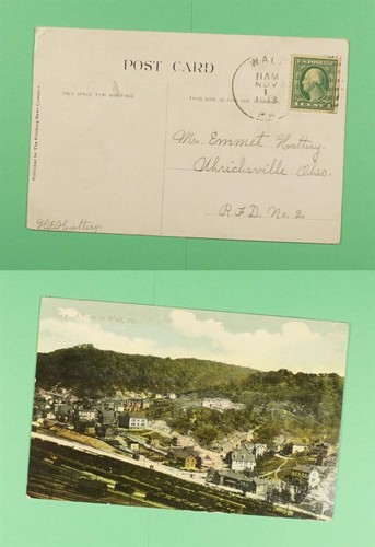 DR WHO 1913 DPO WALL PA 1885-1953 POSTCARD m30184