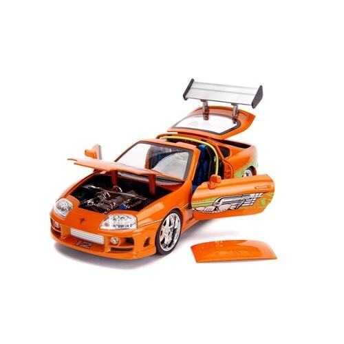 Jada Toys Fast and the Furious 1:18 Toyota Supra with Brian & Lights Up Diecast - Picture 13 of 19