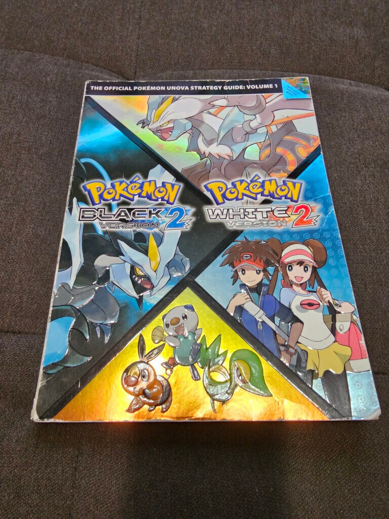 Pokemon Black White Version 2 Official Unova Strategy Guide - No Poster