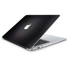 Skin Decal Wrap for Macbook Air 13 Inch 13" - Black Metal Pattern