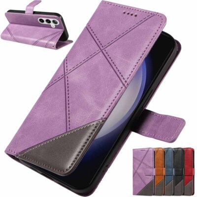 For Samsung S24 Plus S23 S22 S21 S20 S10 S9 Wallet Card Stand Leather Case Cover
