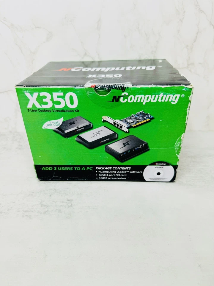 NComputing X350 -3 User Desktop Virtualization Kit 3 User Desktop Virtualization - Image 2 of 4
