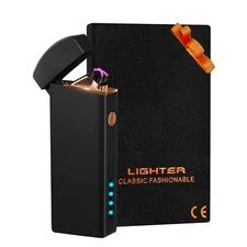Electric Lighter Gifts for Men, Coquimbo USB Rechargeable Lighter Dual Arc Li...