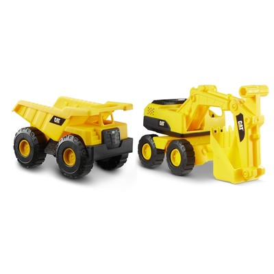 CatToysOfficial Cat Construction Tough Rigs 15 Dump Truck & Excavator Toys 2 ...